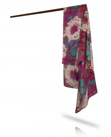 Палантин Женский SN40-FL.HEUREUSE/FUCHSIA